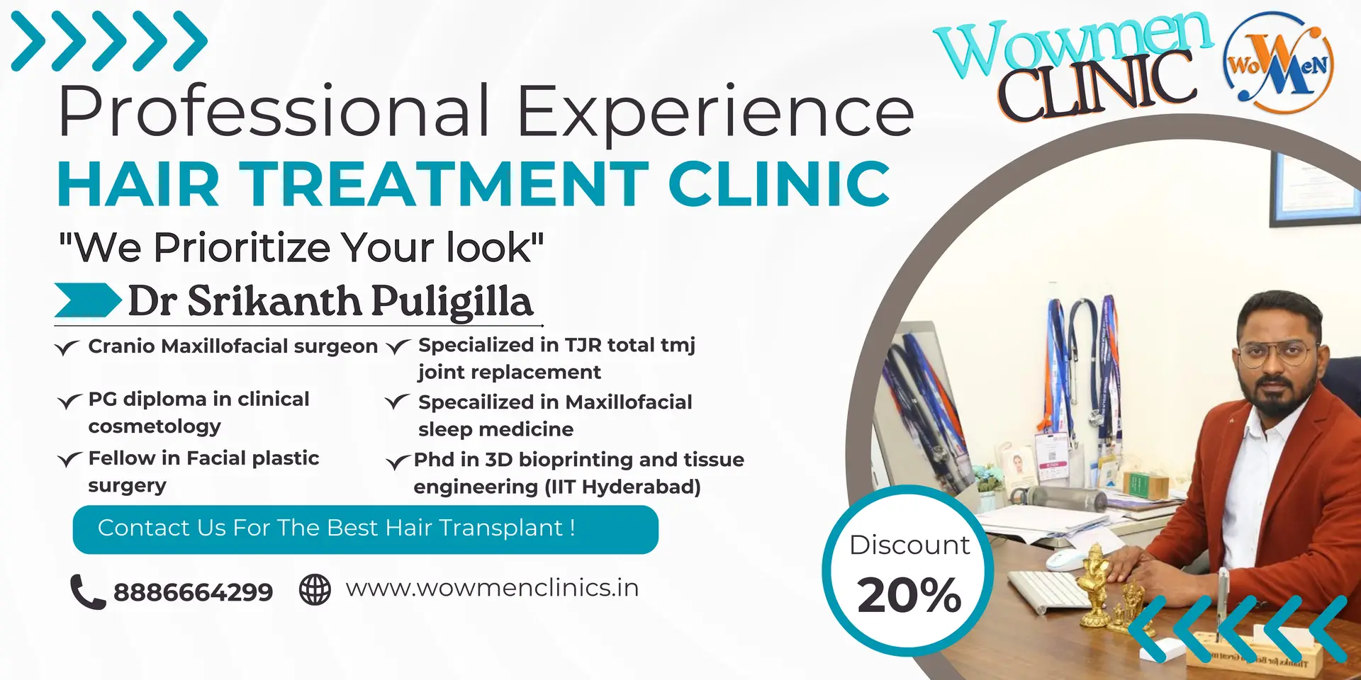 Hair Transplant In Hyderabad by Dr Srikanth